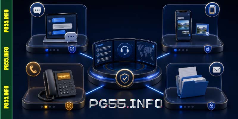 Hướng dẫn khách hàng liên hệ PG55 gặp CSKH