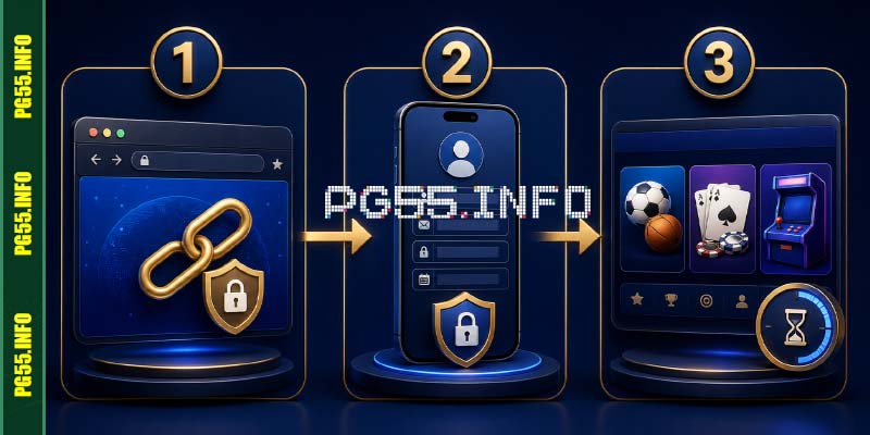 Hướng dẫn tham gia PG55 nhanh với 3 bước