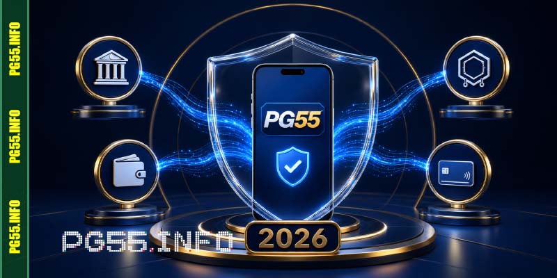 Nạp tiền PG55 đa dạng phương thức, an toàn