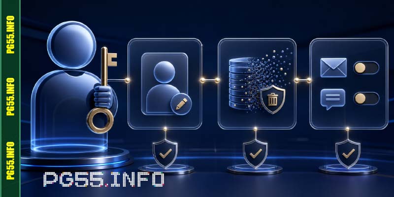 Quyền hạn của hội viên trong dữ liệu cá nhân